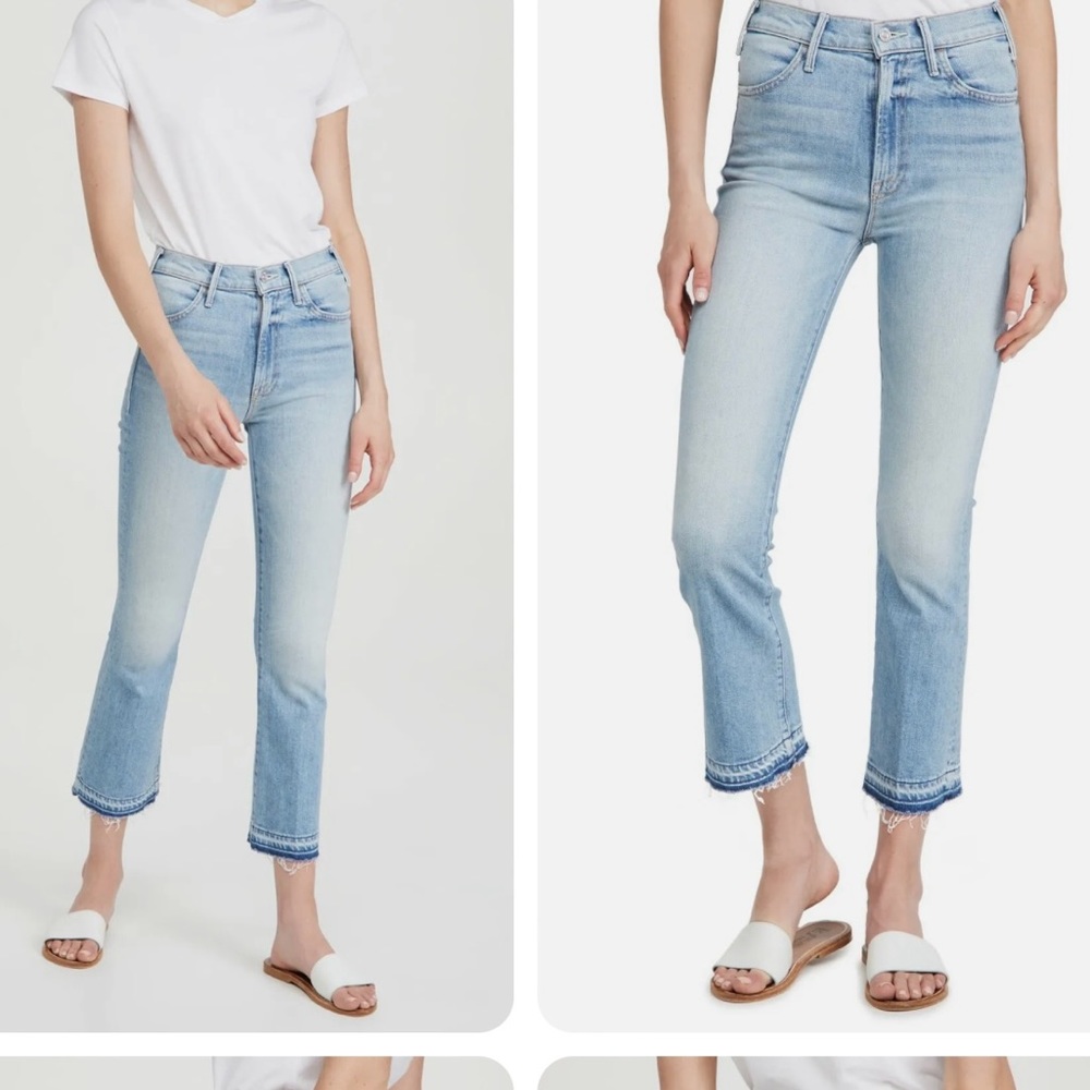 Mother Denim Hustler Ankle Undone Hem On My Feet